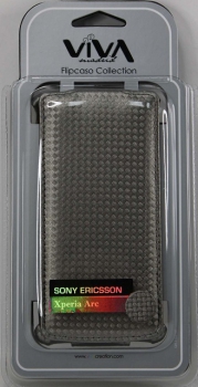 Чехол для Sony Ericsson Xperia Arc S Viva Madrid Flip Silver